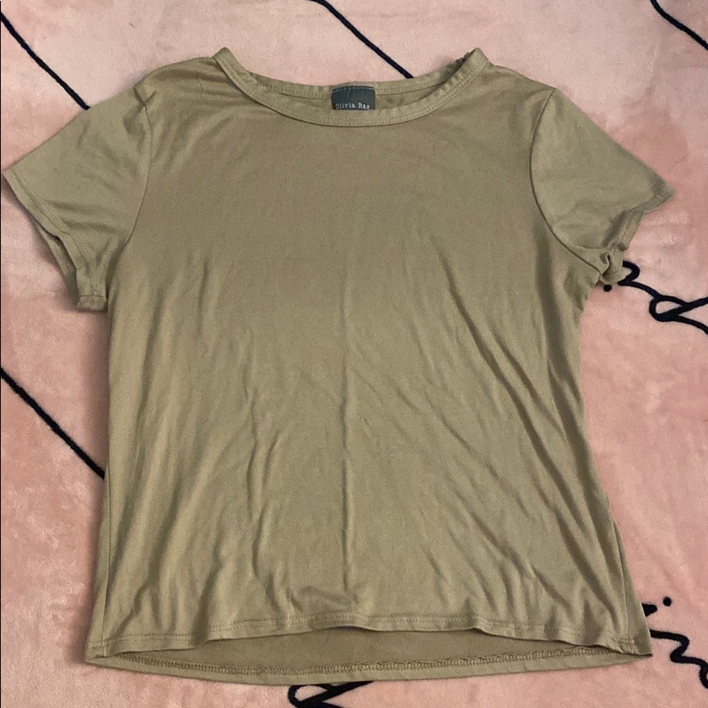 Cotton On Khaki Short Sleeve Tee
